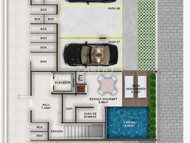 Apartamento com 80m² 2 quartos e 2 banheiros, à venda, no bairro Palmas em Governador Celso Ramos