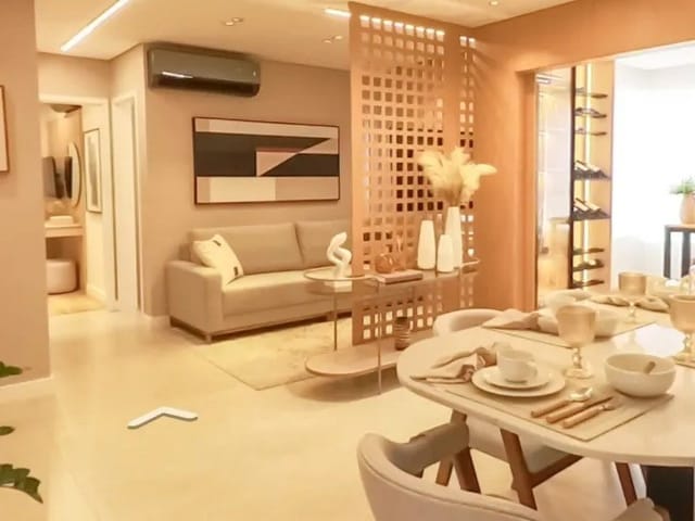 Apartamento 2 quartos e 2 banheiros, à venda, no bairro Casa Branca em Santo André