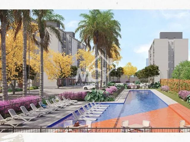 Apartamento 2 quartos e 1 banheiro, à venda, no bairro Quartier em Pelotas
