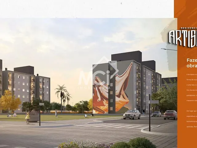 Apartamento 2 quartos e 1 banheiro, à venda, no bairro Quartier em Pelotas