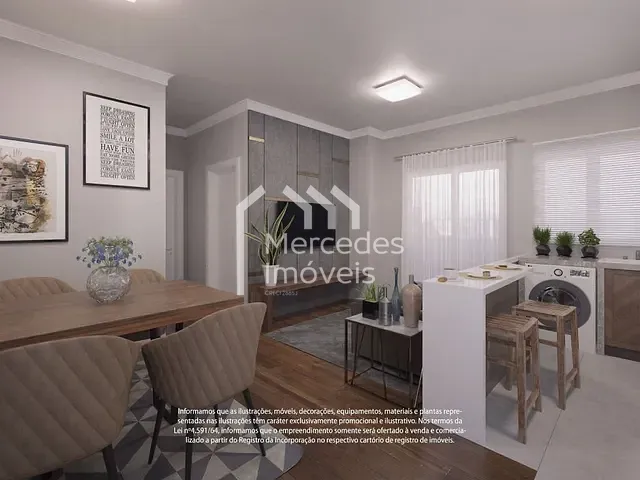 Apartamento com 70m² 2 quartos e 1 banheiro, à venda, no bairro Cordeiros em Itajaí