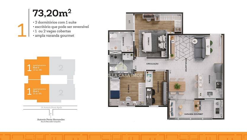 Apartamento, 2 quartos, 71 m² - Foto 12