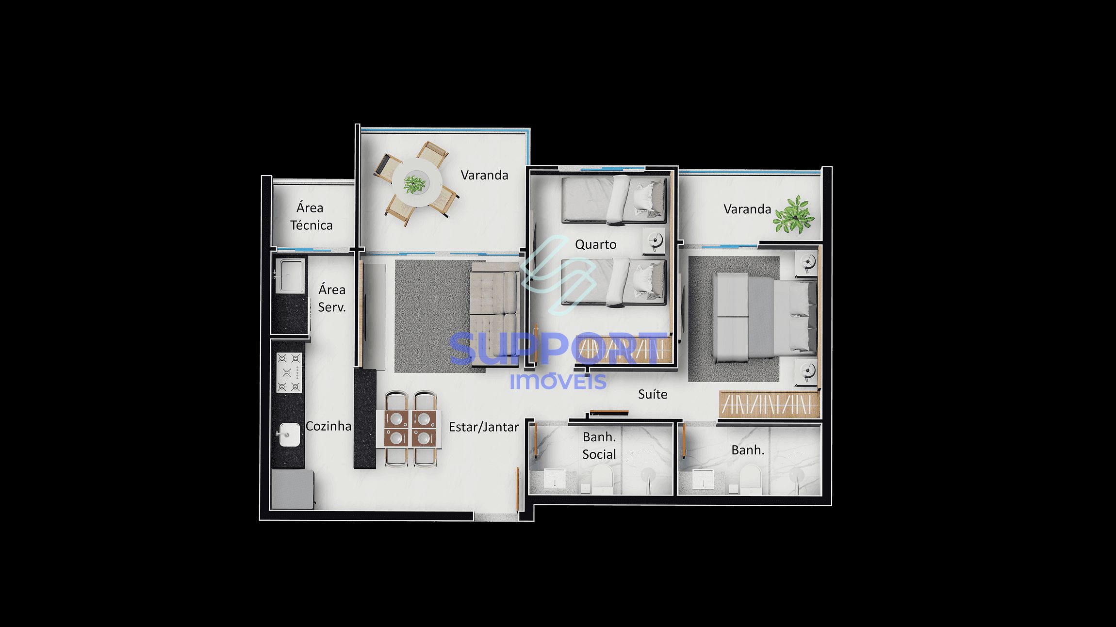 Apartamento, 3 quartos, 96 m² - Foto 23