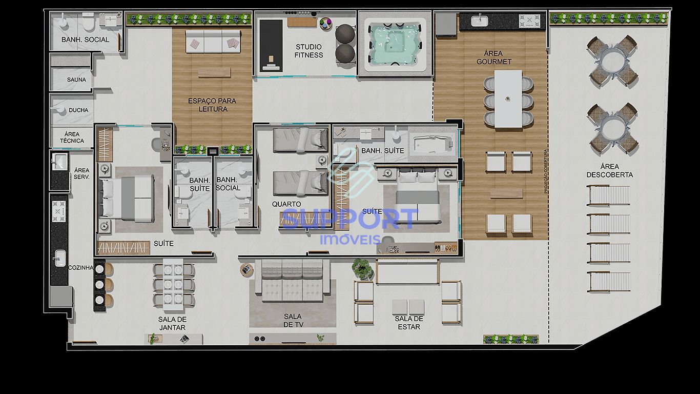 Apartamento, 3 quartos, 96 m² - Foto 24