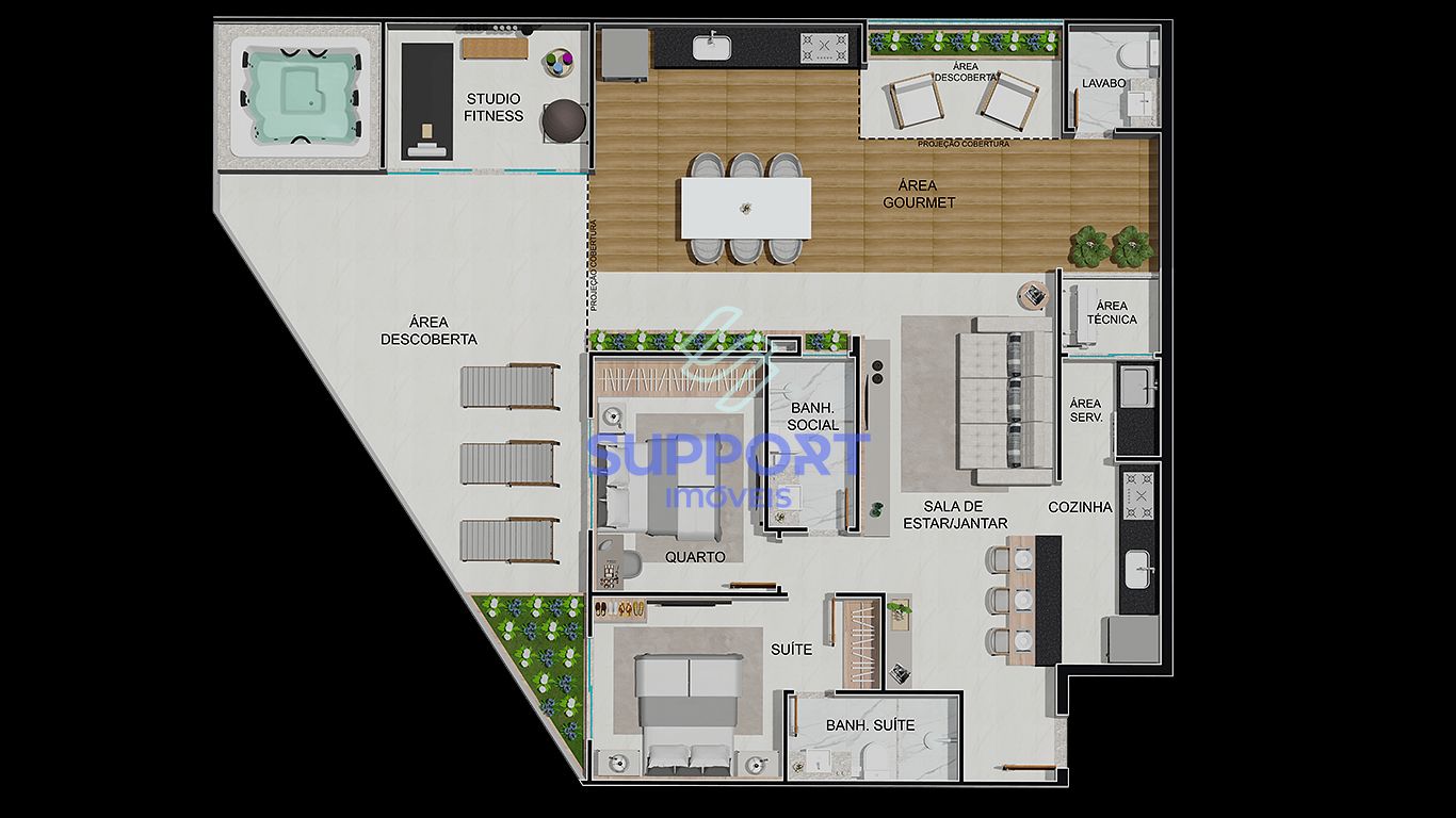 Apartamento, 3 quartos, 96 m² - Foto 27