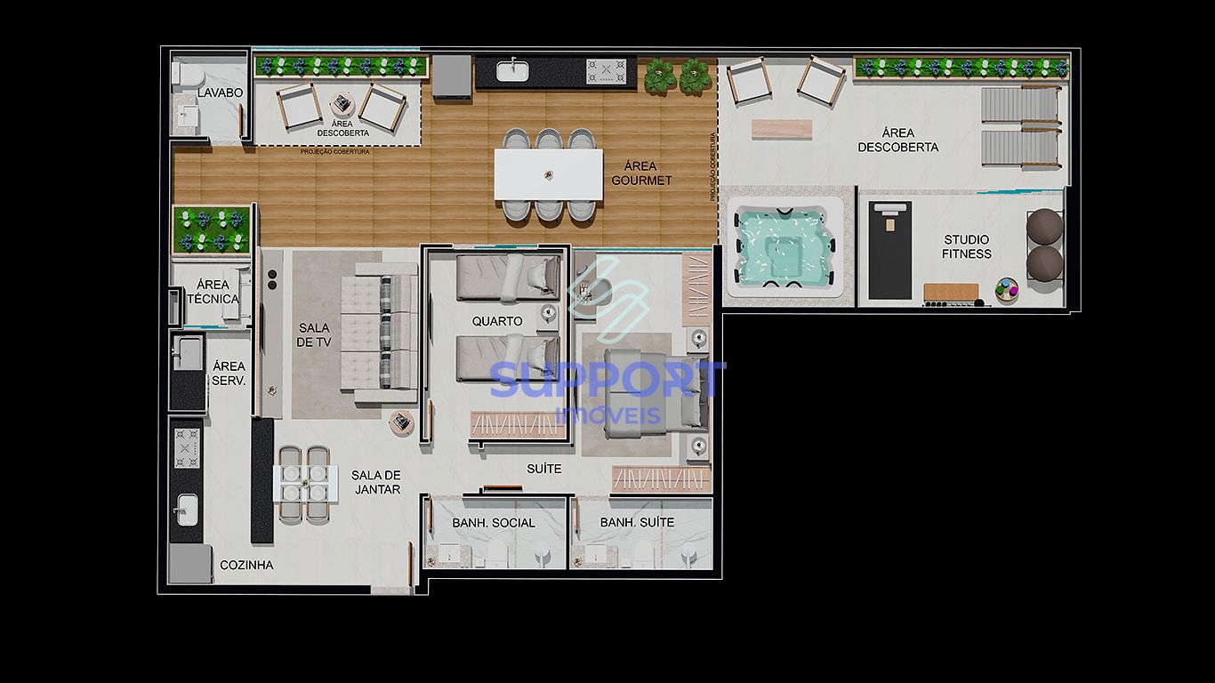 Apartamento, 3 quartos, 96 m² - Foto 28