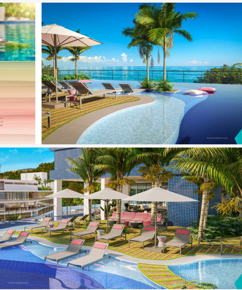 Perspectiva do Apartamento - Apartamento Studio à Venda, Perfeito para investir - Frente Mar - Ilhéus , Bahia | MINHA PRAIA IMÓVEIS