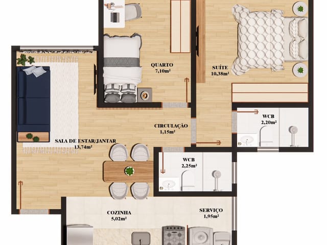 Foto do Apartamento - Apartamento 2 quartos sendo  1 suíte + elevador + documentação gratuita, no maior vetor de crescimento de Vitória da Conquista, Bahia | Locar Imóvel