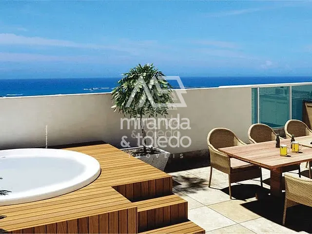 Apartamento com 117m² 2 quartos e 3 banheiros, à venda, no bairro Praia de Itaparica em Vila Velha