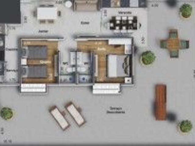 Apartamento com 176m² 2 quartos e 2 banheiros, à venda, no bairro Granbery em Juiz de Fora