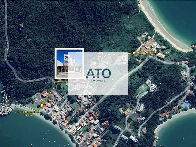 Apartamento 1 quarto e 2 banheiros, à venda, no bairro Armaçao da Piedade em Governador Celso Ramos