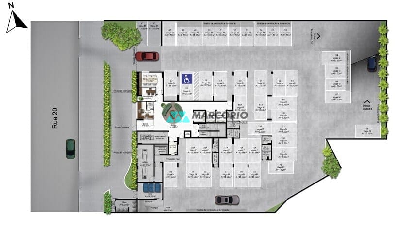 Apartamento à venda com 2 quartos, 60m² - Foto 26