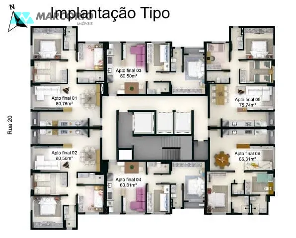 Apartamento, 2 quartos, 60 m² - Foto 25