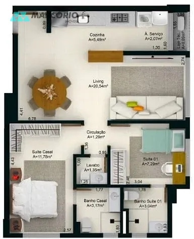 Apartamento, 2 quartos, 60 m² - Foto 28