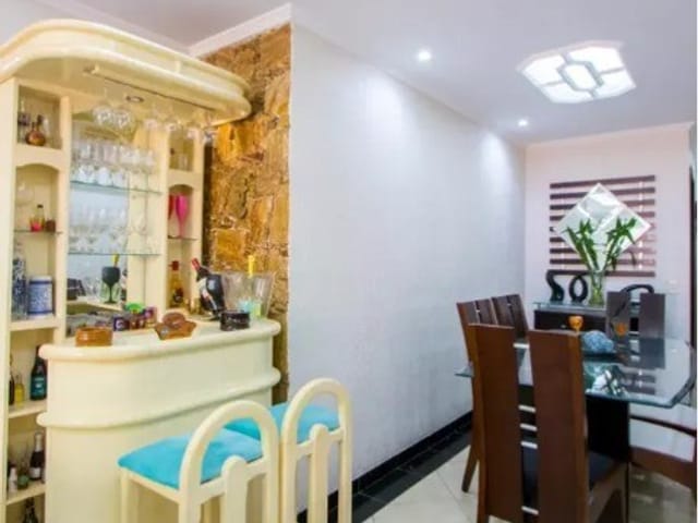 Apartamento 3 quartos e 3 banheiros, à venda, no bairro Vila Assunção em Santo André