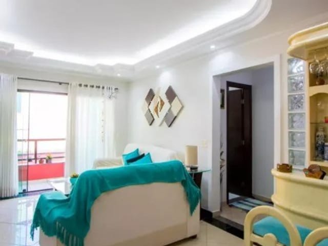 Apartamento 3 quartos e 3 banheiros, à venda, no bairro Vila Assunção em Santo André