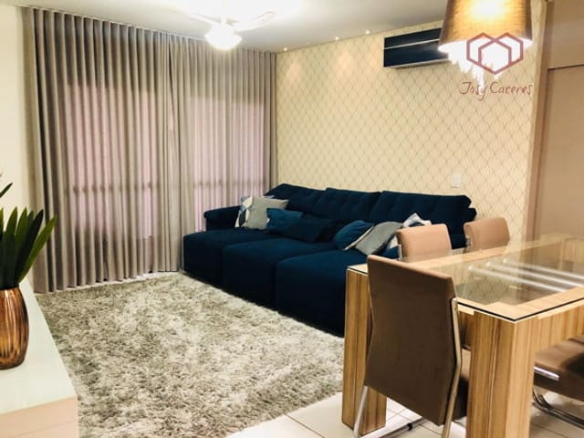 Apartamento com 99m² 3 quartos e 2 banheiros, para alugar, no bairro Jardim Santa Marta em Rua Nossa Senhora da Guia