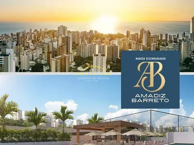 Apartamento com 210m² 4 quartos e 6 banheiros, à venda, no bairro Graça em Salvador