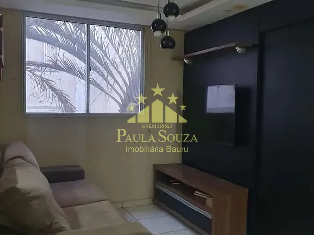 Apartamento 2 quartos e 1 banheiro, à venda, no bairro Jardim Estrela D'Alva em Bauru