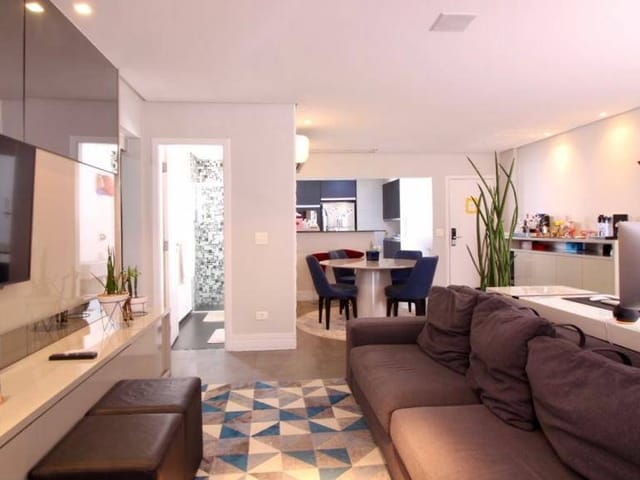 Apartamento com 77m² 1 quarto e 2 banheiros, à venda, no bairro Vila Olímpia em São Paulo