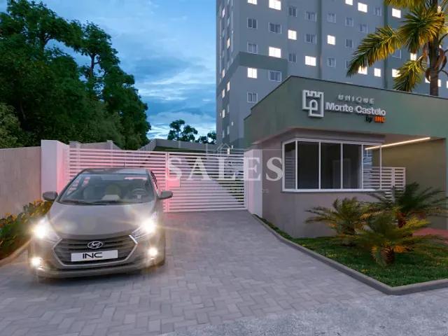 Apartamento com 35m² 1 quarto e 1 banheiro, à venda, no bairro Monte Castelo em Juiz de Fora