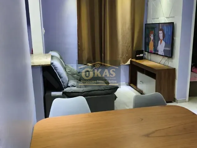 Apartamento 2 quartos e 1 banheiro, à venda, no bairro Vila Urupês em Suzano