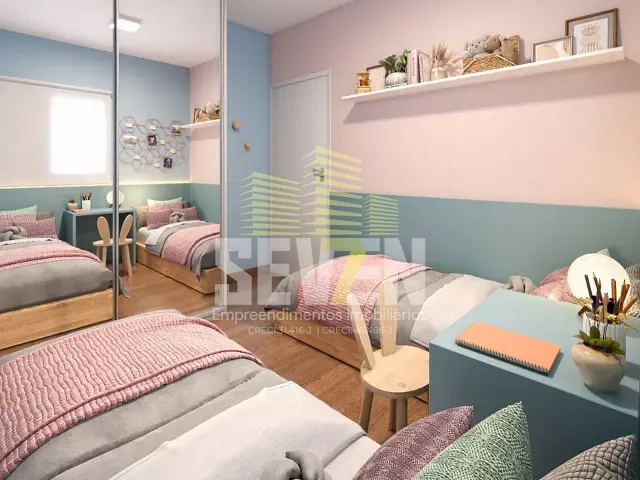 Apartamento 2 quartos e 1 banheiro, à venda, no bairro Jardim Colonial em Bauru
