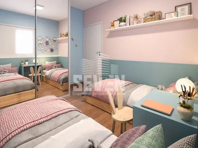 Apartamento 2 quartos e 1 banheiro, à venda, no bairro Jardim Colonial em Bauru