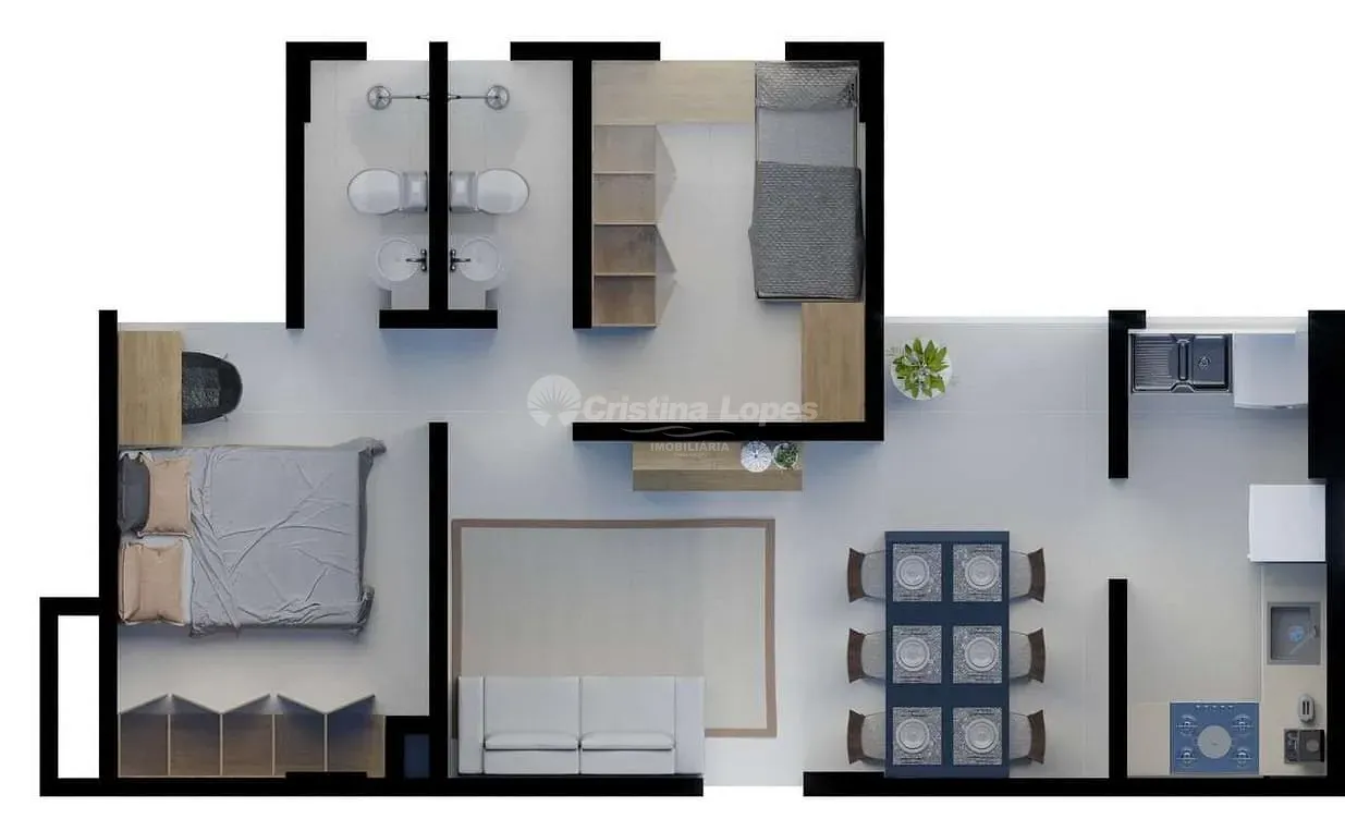 Apartamento, 2 quartos, 48 m² - Foto 7