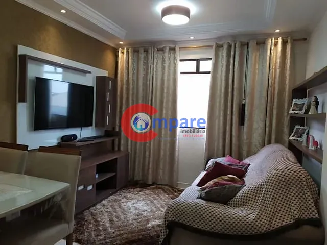 Apartamento com 68m² 2 quartos e 1 banheiro, à venda, no bairro Vila Galvão em Guarulhos