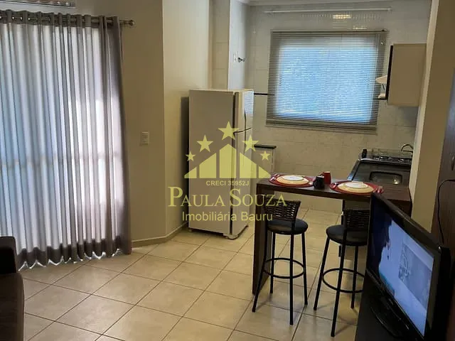 Apartamento 1 quarto e 1 banheiro, para alugar, no bairro Jardim Panorama em Bauru