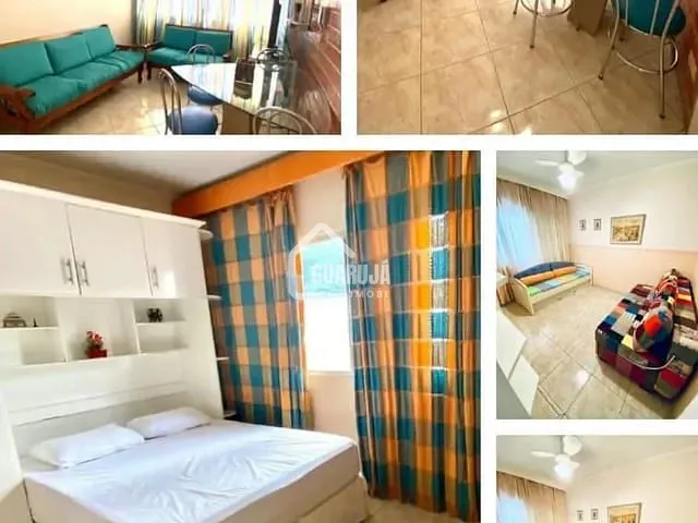 Apartamento 2 quartos e 2 banheiros, à venda, no bairro Enseada em Guarujá