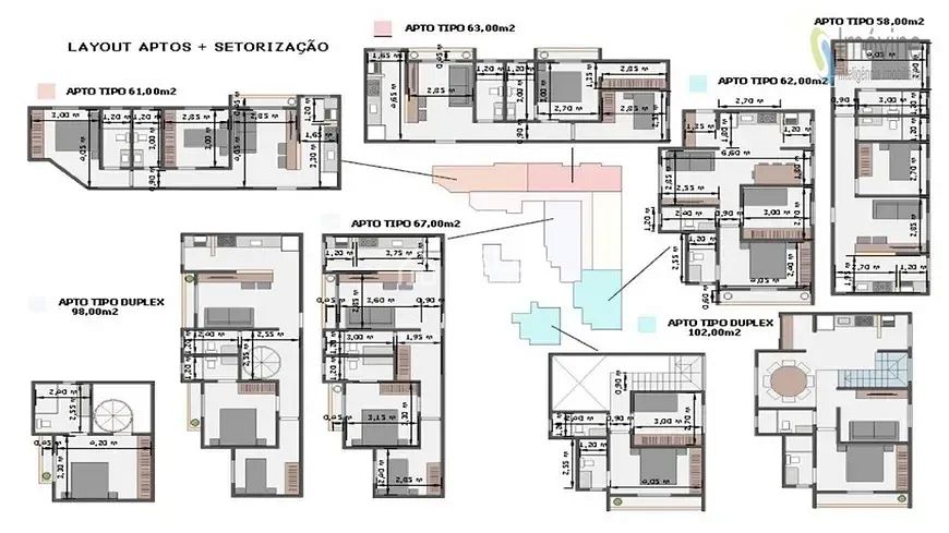 Apartamento para alugar com 2 quartos, 61m² - Foto 2