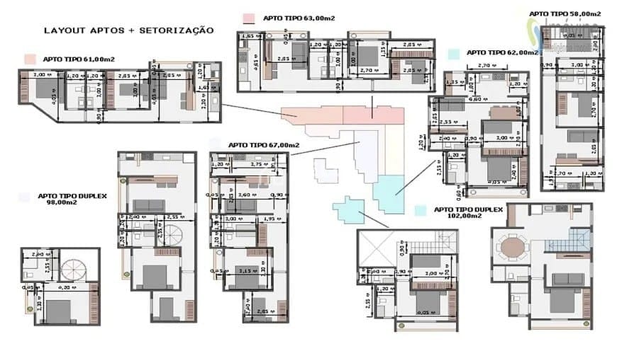Apartamento para alugar com 2 quartos, 61m² - Foto 16