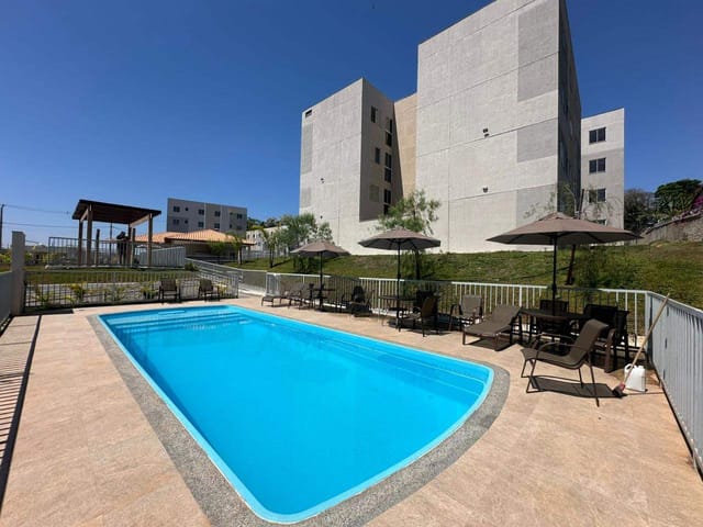 Apartamento com 45m² 2 quartos e 1 banheiro, à venda ou para alugar, no bairro Caiapós em Contagem