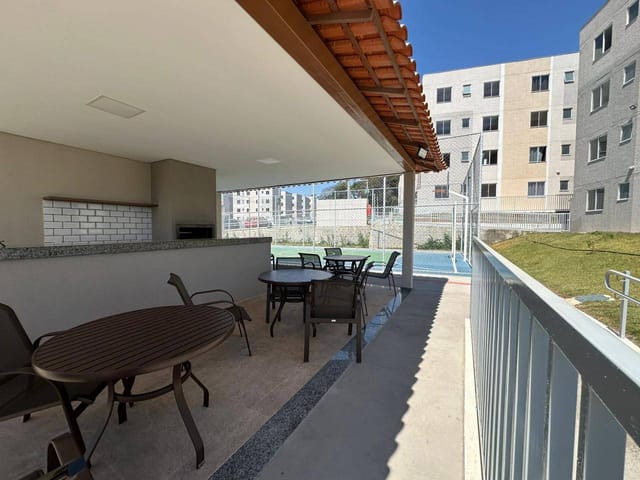 Apartamento com 45m² 2 quartos e 1 banheiro, à venda ou para alugar, no bairro Caiapós em Contagem