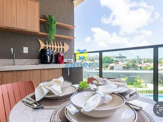 Apartamento com 63m² 2 quartos e 2 banheiros, para alugar, no bairro Porto de Galinhas em Ipojuca