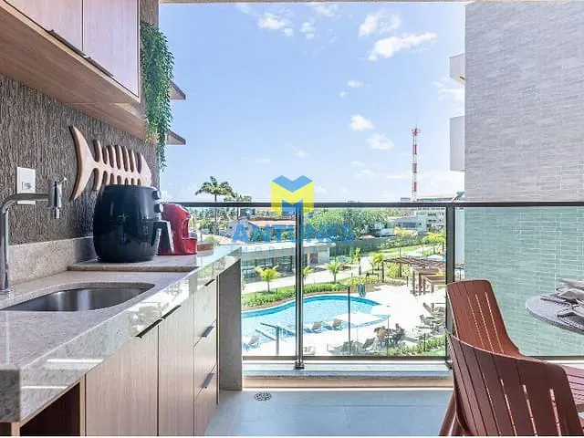 Apartamento com 63m² 2 quartos e 2 banheiros, para alugar, no bairro Porto de Galinhas em Ipojuca