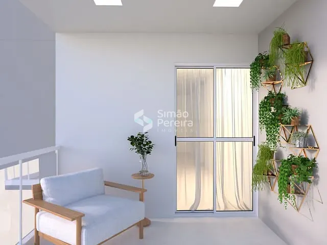 Apartamento 2 quartos e 2 banheiros, à venda, no bairro Vivendas da Serra em Juiz de Fora