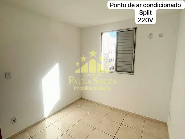 Apartamento 2 quartos e 1 banheiro, para alugar, no bairro Jardim Estrela D'Alva em Bauru