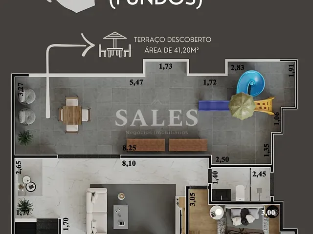 Cobertura / Penthouse com 189m² 4 quartos e 3 banheiros, à venda, no bairro Aeroporto em Juiz de Fora