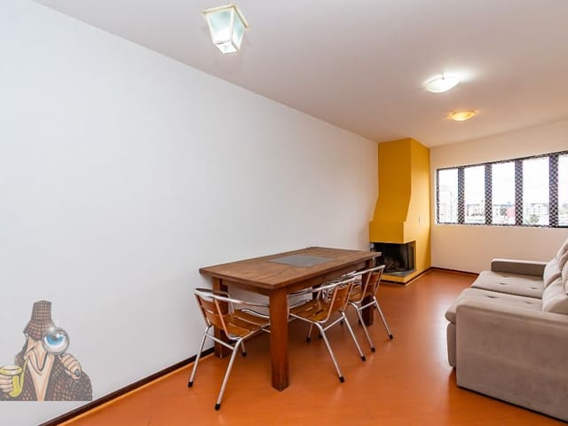 Apartamento 3 quartos e 1 banheiro, para alugar, no bairro Vila Izabel em Curitiba