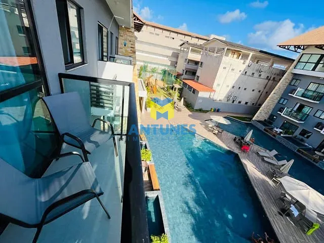 Apartamento com 28m² 1 quarto e 1 banheiro, para alugar, no bairro Porto de Galinhas em Ipojuca