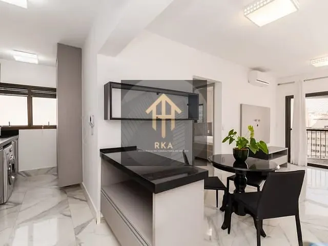 Apartamento 1 quarto e 1 banheiro, para alugar, no bairro Itaim Bibi em São Paulo