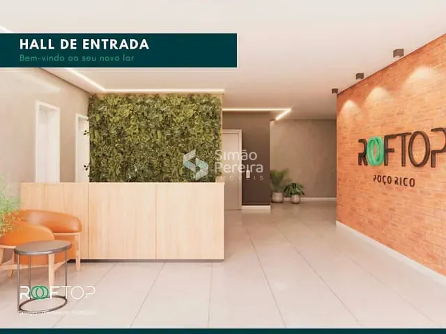 Apartamento 2 quartos e 1 banheiro, à venda, no bairro Poço Rico em Juiz de Fora