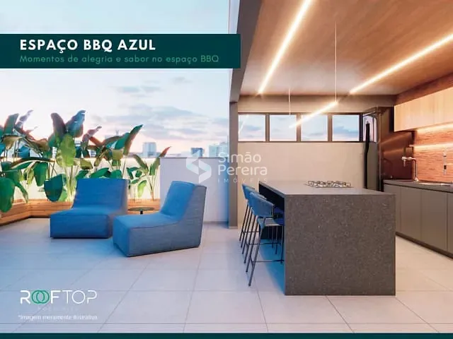Apartamento 2 quartos e 1 banheiro, à venda, no bairro Poço Rico em Juiz de Fora
