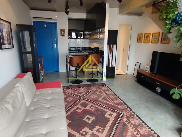 Apartamento com 48m² 1 quarto e 2 banheiros, para alugar, no bairro República em São Paulo