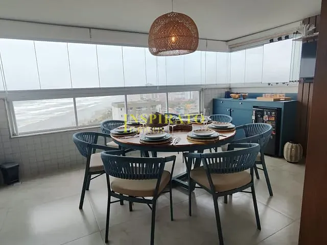 Apartamento 3 quartos e 4 banheiros, à venda, no bairro Caiçara em Praia Grande