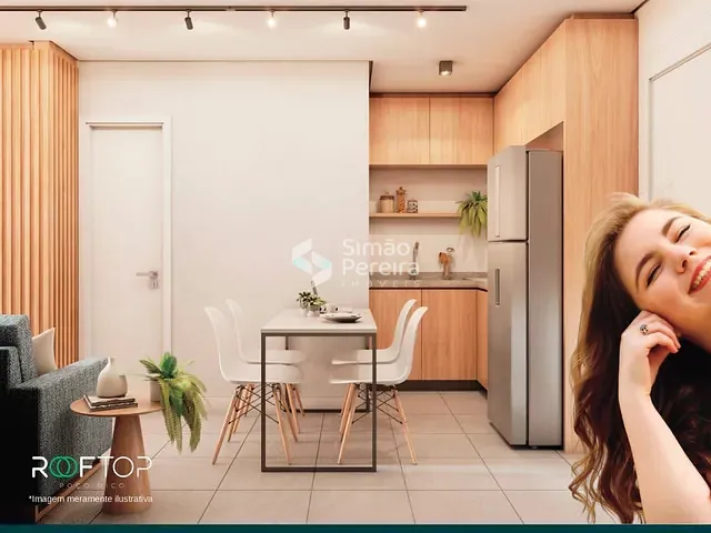 Apartamento 1 quarto e 1 banheiro, à venda, no bairro Poço Rico em Juiz de Fora