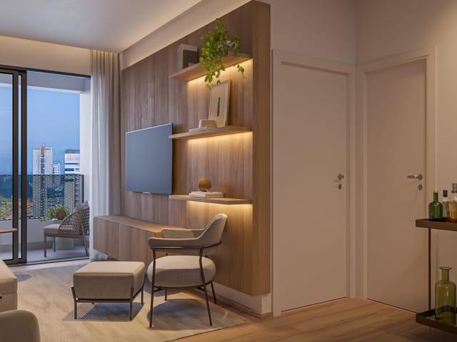 Apartamento 1 quarto e 1 banheiro, à venda, no bairro Vl. Partenio em Mogi das Cruzes